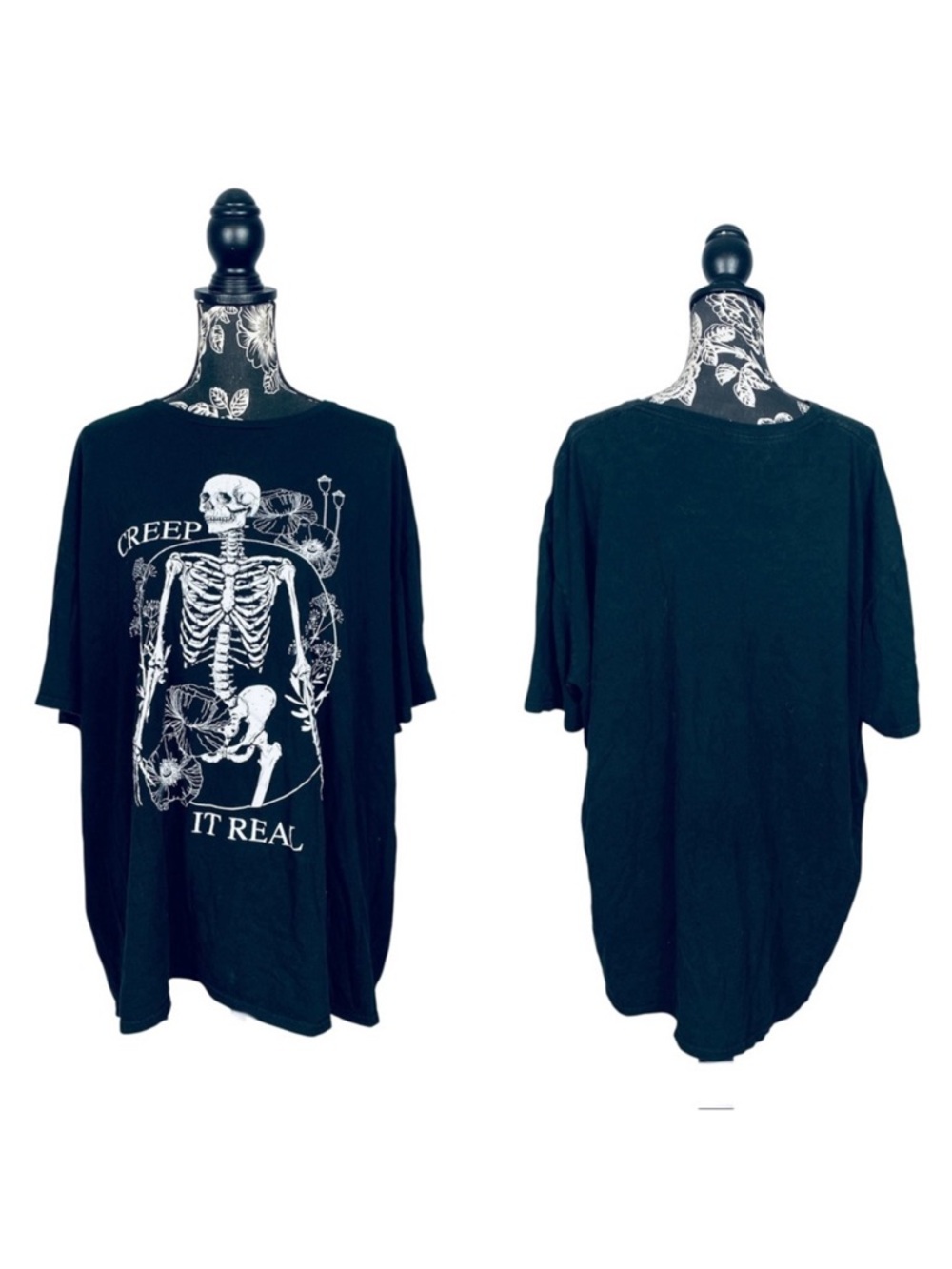 5 for $25 Cold Crush black Creep
It Real skeleton short sleeve T-shirt size 3X